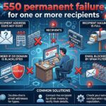 550 Permanent Failure for One or More Recipients