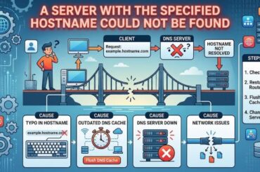 A Server With the Specified Hostname Could Not Be Found
