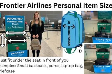 Frontier Airlines Personal Item Size