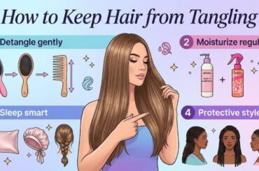 How to Keep Hair from Tangling