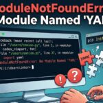 ModuleNotFoundError