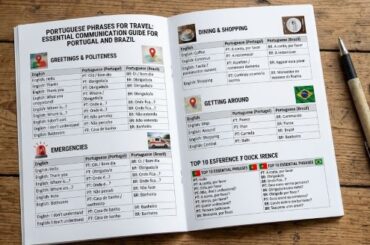 Portuguese Phrases for Travel: Essential Communication Guide for Portugal and Brazil