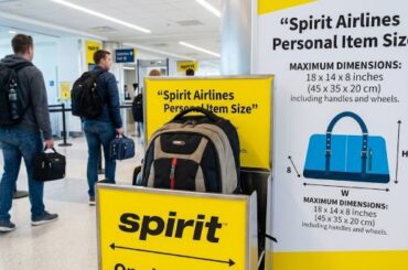 Spirit Airlines Personal Item Size