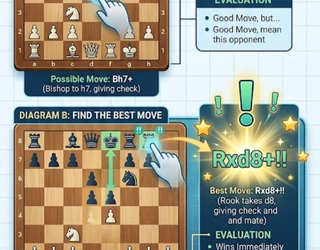 What Is the Best Move in Algebraic Chess Notation