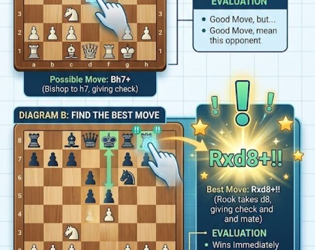 What Is the Best Move in Algebraic Chess Notation