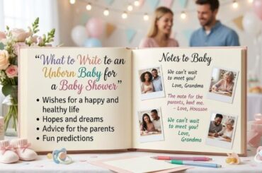 What to Write to an Unborn Baby for a Baby Shower