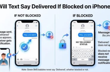 Will Text Say Delivered If Blocked on iPhone