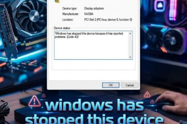 Windows Has Stopped This Device Code 43
