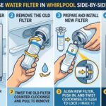 How to Change the Water Filter in a Whirlpool Side-by-Side Refrigerator