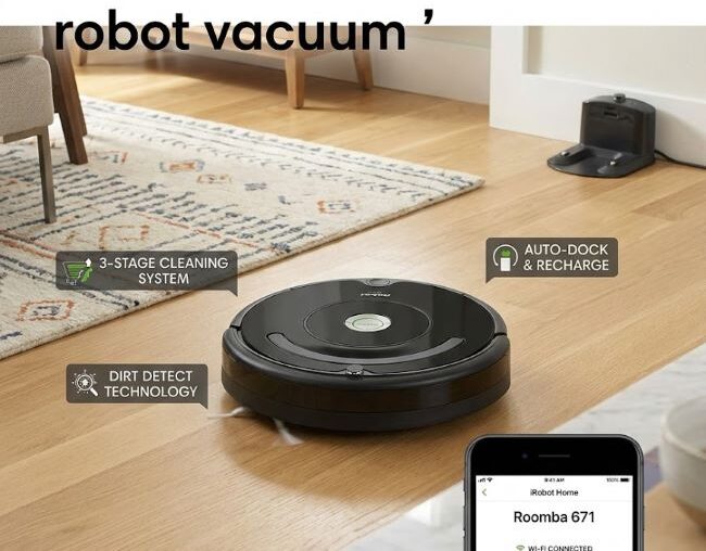 iRobot Roomba 671 Wi-Fi Connected Robot Vacuum